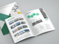 Brochure agrafée