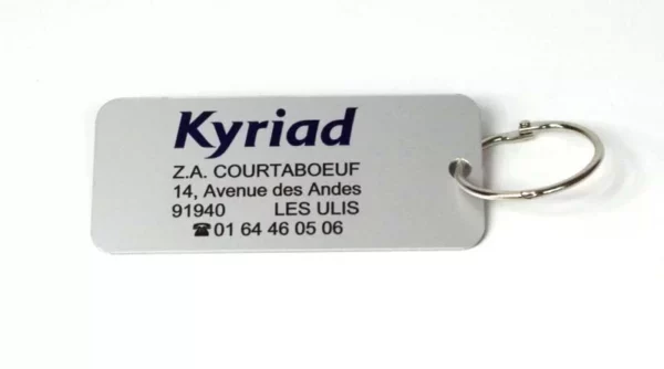 Porte-Clé Personnalisé en aluminium – Image 2