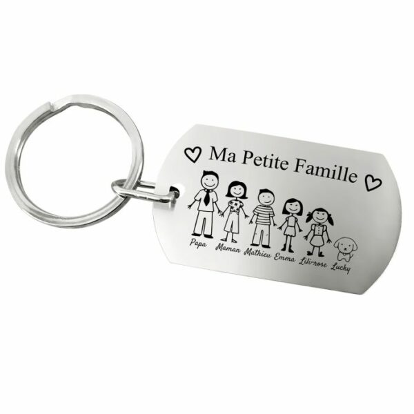 Porte-Clé Personnalisé en aluminium